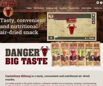 Canterburybiltong.co.nz(Canterbury Biltong) Screenshot