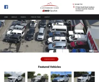 Canterburycars4X4.co.nz(Quality Used Vehicles) Screenshot