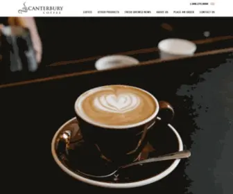 Canterburycoffee.com(Canterbury Coffee) Screenshot