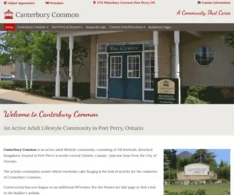 Canterburycommon.ca(Canterbury Common) Screenshot