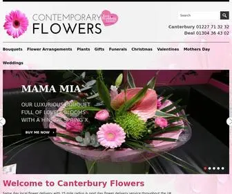 Canterburyflowers.co.uk(Canterbury Flowers) Screenshot