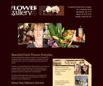 Canterburyrdflowergallery.com.au(Canterburyrdflowergallery) Screenshot