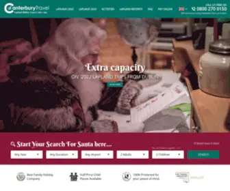 Canterburytravel.com(Lapland Holidays 2022) Screenshot