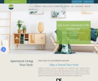 Canterburywoodsapartments.com(Canterbury Woods) Screenshot