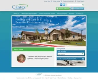 Cantexcc.com(Cantex Continuing Care Network) Screenshot