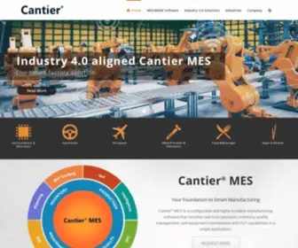 Cantier.com(Manufacturing Execution System (MES)) Screenshot