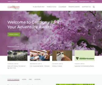 Cantignypark.com(Cantigny) Screenshot