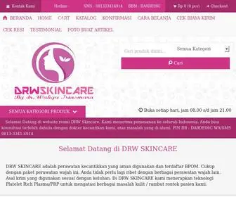 Cantikdrwskincare.com(DRW Skincare) Screenshot