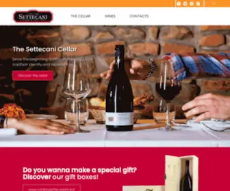 Cantinasettecani.it(Produzione vini) Screenshot