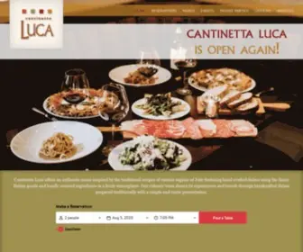 Cantinettaluca.com(Cantinetta Luca) Screenshot