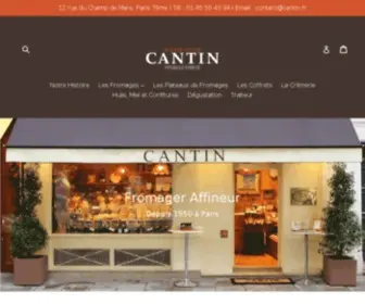 Cantin.fr(Fromager affineur) Screenshot