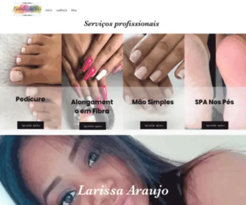 Cantinhodalare.com(Nail Designer) Screenshot