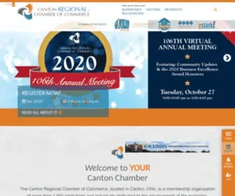 Cantonchamber.org(Canton Regional Chamber of Commerce) Screenshot