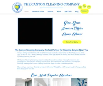 Cantoncleaningco.com(Best Cleaning Services in Baltimore) Screenshot