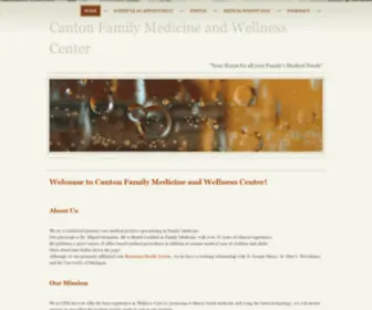 Cantonfamilymedicinepc.com(Canton Family Medicine and Wellness Center) Screenshot