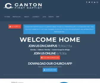 Cantonfirstbaptist.org(Canton First Batpist) Screenshot