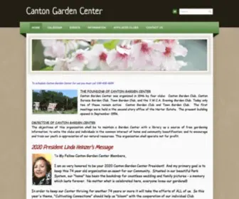 Cantongardencenter.com(The founding of canton garden center canton garden center was organized in 1946 by four clubs) Screenshot