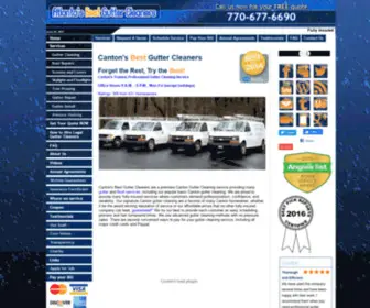 Cantonguttercleaning.com(Canton Best Gutter Cleaners) Screenshot