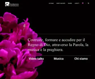 Cantonuovo.org(Fondazione Cantonuovo Siena) Screenshot