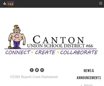 Cantonusd.org(Canton Union School District 66) Screenshot