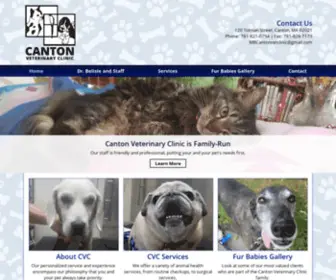 Cantonveterinaryclinic.com(Canton Veterinary Clinic) Screenshot