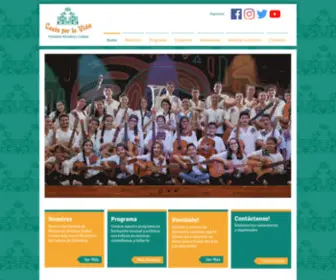 Cantoporlavida.org(Fundación Canto por la Vida) Screenshot