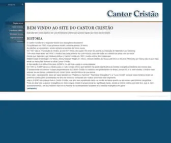 Cantorcristaobatista.com.br(Cantor) Screenshot