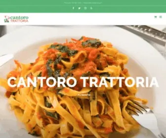 Cantorotrattoria.com(Cantoro Trattoria) Screenshot