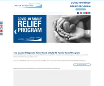 Cantorrelief.org(Cantor Fitzgerald Relief Fund) Screenshot