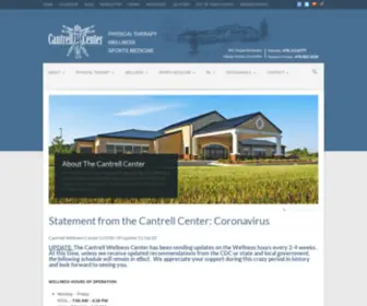 Cantrellcenter.com(Cantrell Center for Physical Therapy) Screenshot