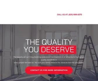 Cantstopbuilding.com(Cantstopbuilding) Screenshot