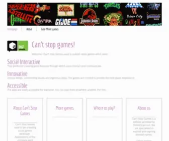 Cantstopgames.com(Cantstopgames) Screenshot