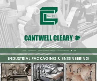 Cantwellcleary.com(Packaging & Shipping Products & Machinery) Screenshot