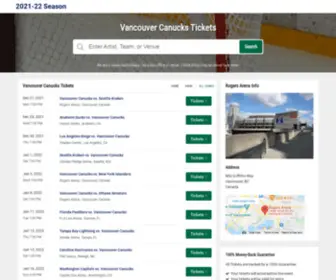 Canucks-Hockey.org(Buy Tickets Now) Screenshot