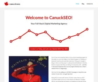 Canuckseo.com(Full-Stack Digital Marketing Agency // CanuckSEO) Screenshot