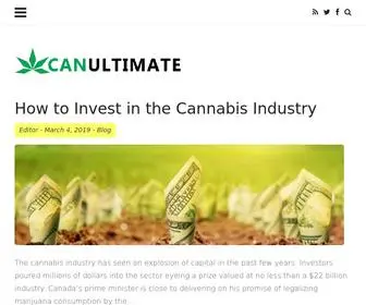 Canultimate.com(Cannabis News) Screenshot