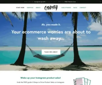 Canupy.com(Social Media Marketing and Copywriting) Screenshot