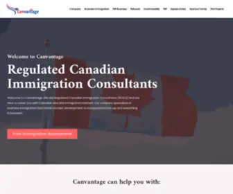 Canvantage.ca(Immigration Consultants) Screenshot