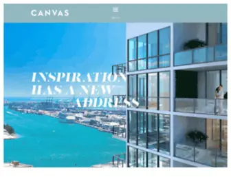 Canvascondos.com(Canvas Condos) Screenshot