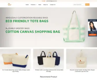 Canvasbag.website(Canvas Tote Bags) Screenshot