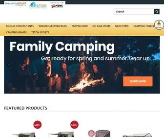 Canvascampingtents.com(Buy Camping Gear Online) Screenshot