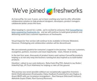 Canvasflip.com(Online) Screenshot