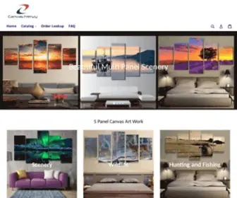Canvasfrenzy.com(Quality Canvas Wall Art Prints) Screenshot