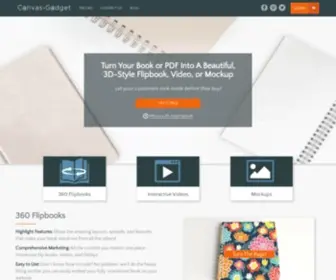 Canvasgadget.com(3D Marketing Sales) Screenshot