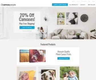 Canvaspeople.co.uk(Photo Canvas Printing) Screenshot