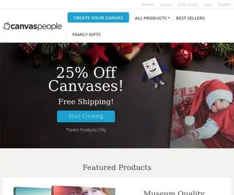 Canvaspeople.com(Photo Canvas Printing) Screenshot