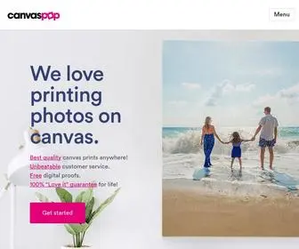 Canvaspop.com(Canvas Photos) Screenshot