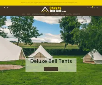 Canvastentshop.co.uk(Canvas Tents Bell Tents Ridge Tents) Screenshot