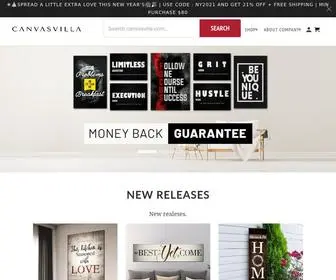 Canvasvilla.com(Canvasvilla) Screenshot