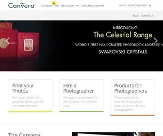 Canvera.com(Creators of World Class Photobooks) Screenshot